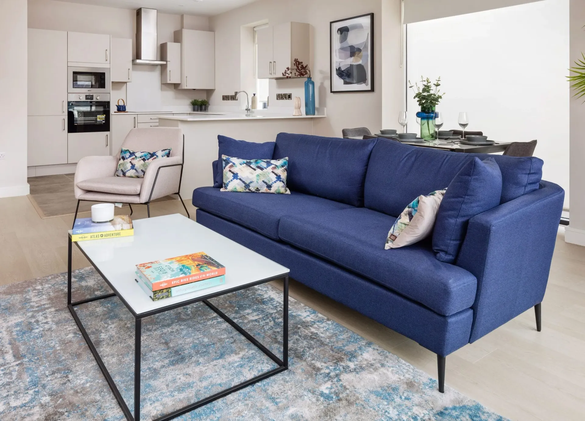 Showhouse interior staging and bespoke joinery